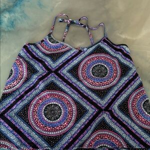 Hollister Multicolor Geometric Tank Top